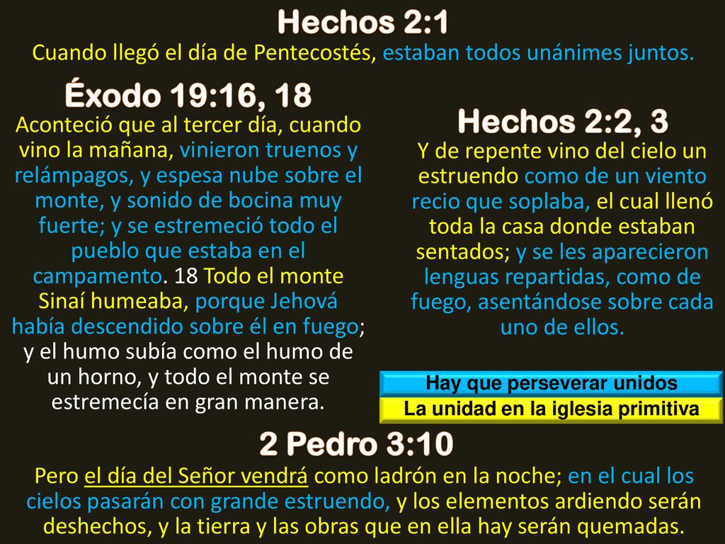 Hay que perseverar unidos La unidad en la iglesia primitiva