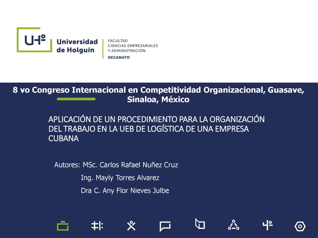 8 vo Congreso Internacional en Competitividad Organizacional, Guasave, Sinaloa, México