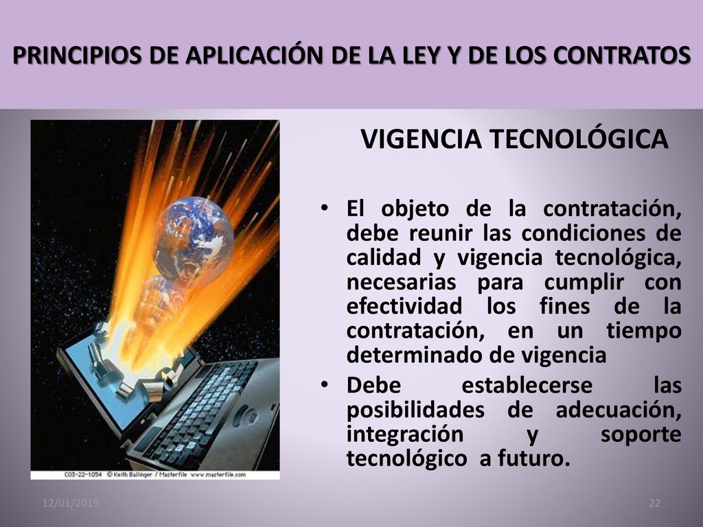 PRINCIPIOS DE APLICACIÓN DE LA LEY Y DE LOS CONTRATOS