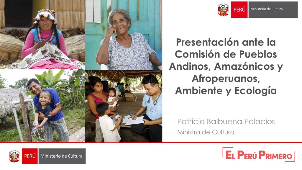 Presentación ante la Comisión de Pueblos Andinos, Amazónicos y Afroperuanos, Ambiente y Ecología
