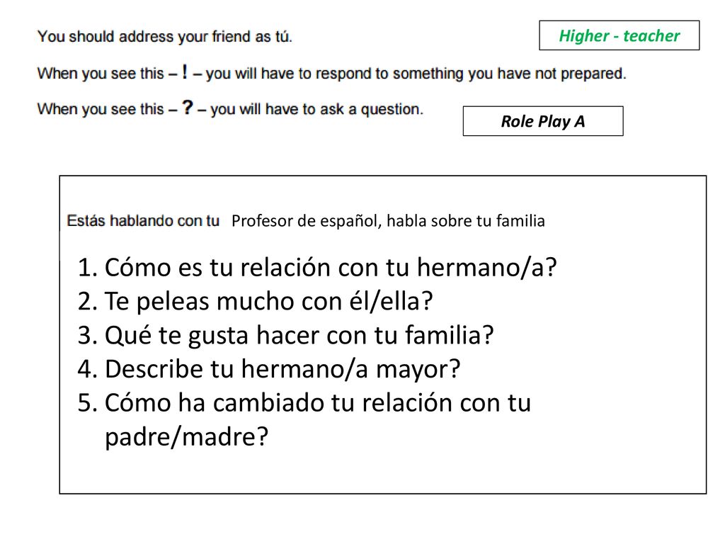 Cómo es tu relación con tu hermano/a Te peleas mucho con él/ella