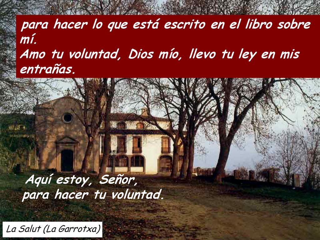 para hacer lo que está escrito en el libro sobre mí