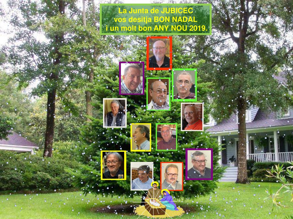 La Junta de JUBICEC vos desitja BON NADAL i un molt bon ANY NOU 2019.