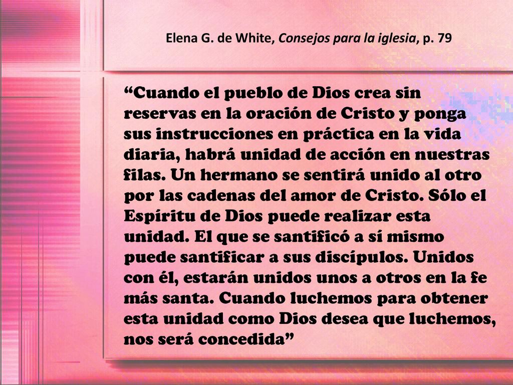 Elena G. de White, Consejos para la iglesia, p. 79