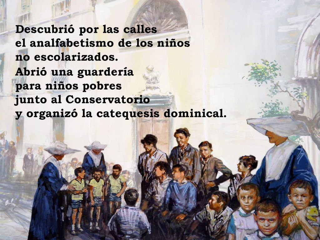El trabajo de Sor Nicoli no se limitó al instituto.