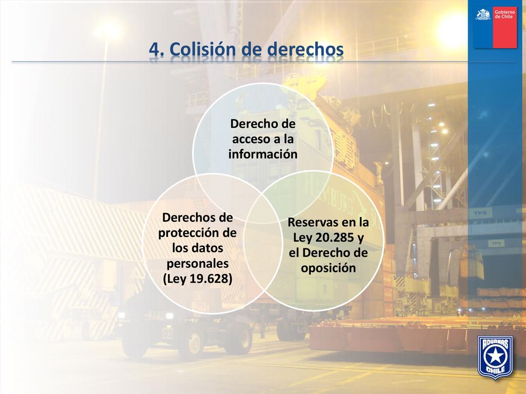 4. Colisión de derechos Derecho de acceso a la información