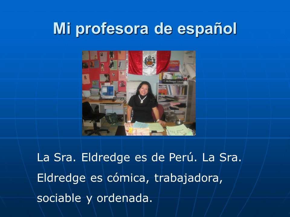 Mi profesora de español