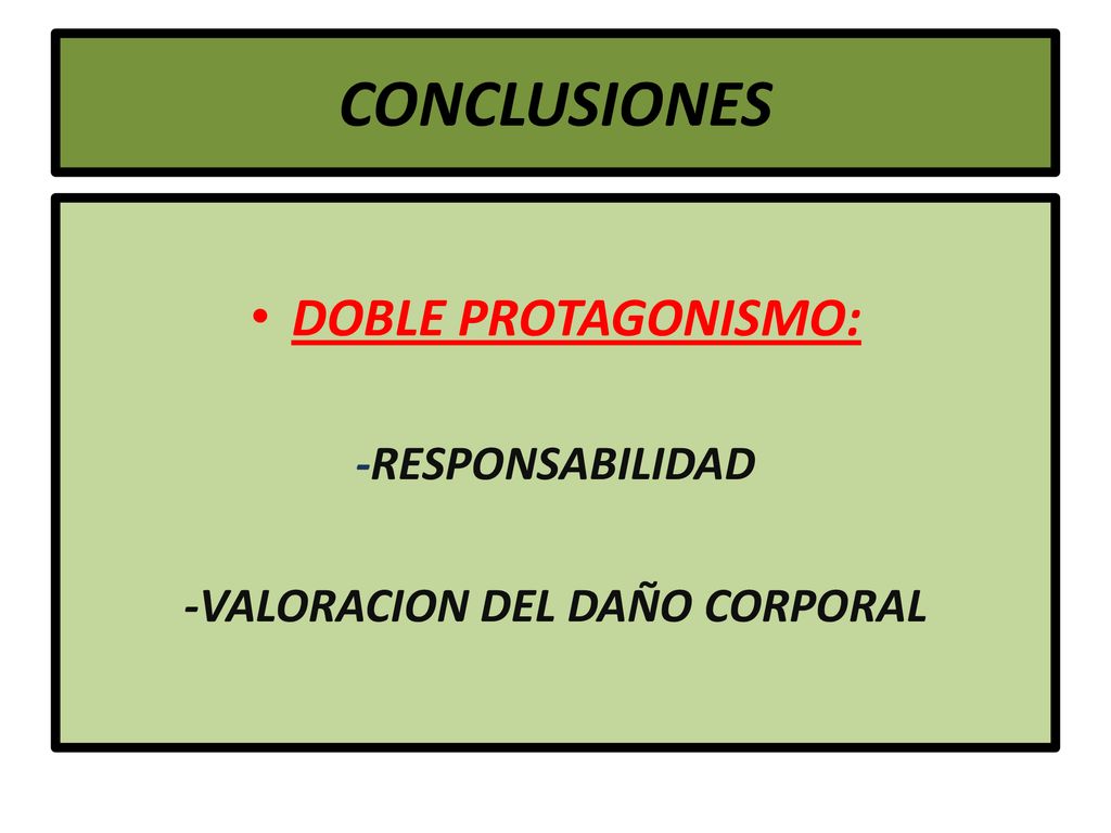 -VALORACION DEL DAÑO CORPORAL