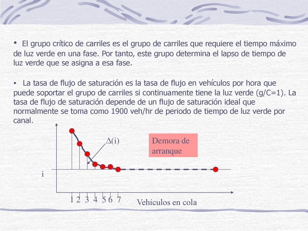 El grupo crítico de carriles es el grupo de carriles que requiere el tiempo máximo de luz verde en una fase. Por tanto, este grupo determina el lapso de tiempo de luz verde que se asigna a esa fase.