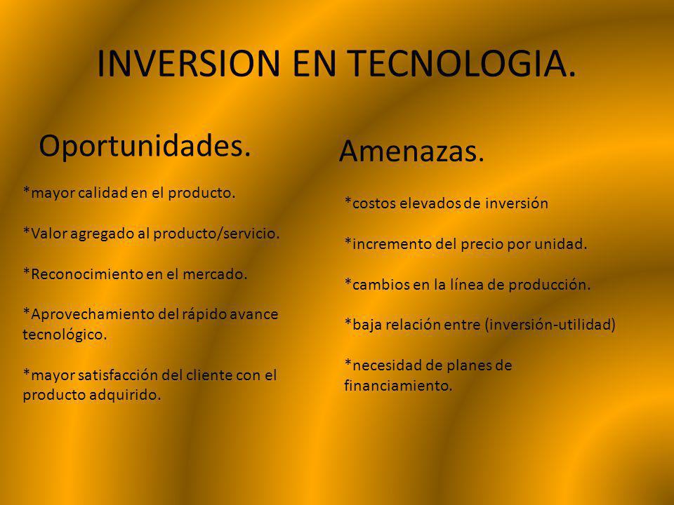 INVERSION EN TECNOLOGIA.