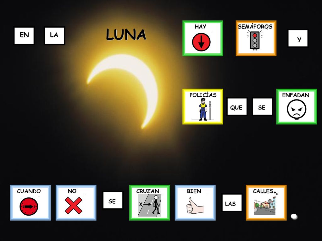 . LUNA EN LA Y HAY SEMÁFOROS POLICÍAS ENFADAN QUE SE CUANDO NO CRUZAN