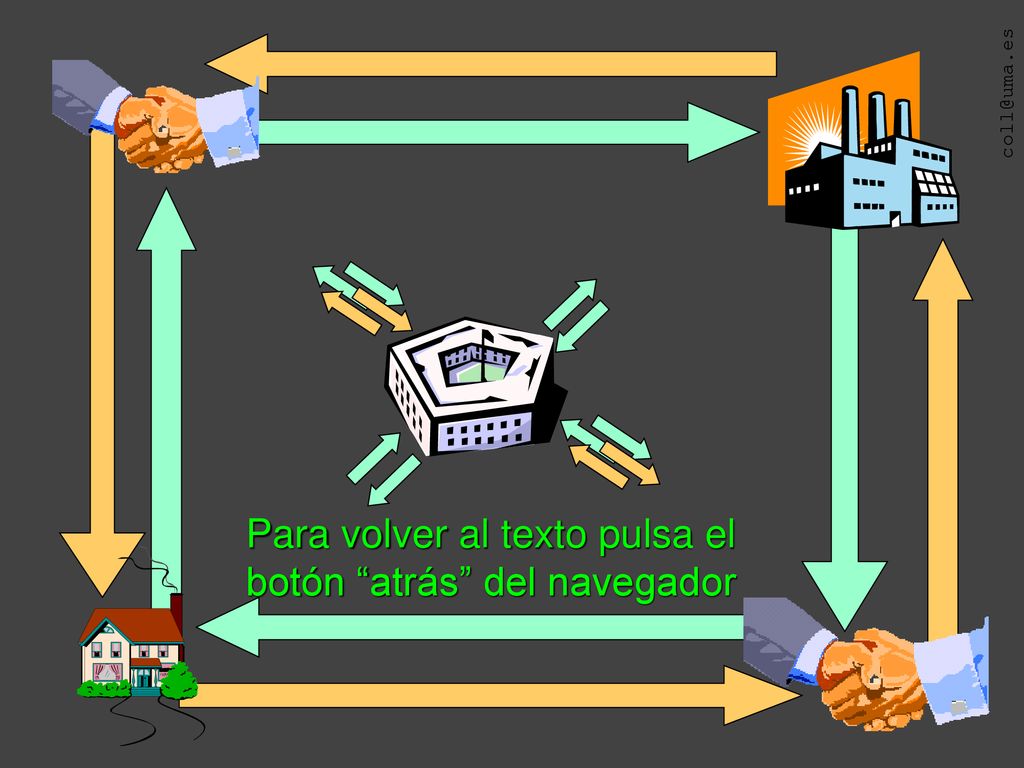 Para volver al texto pulsa el botón atrás del navegador