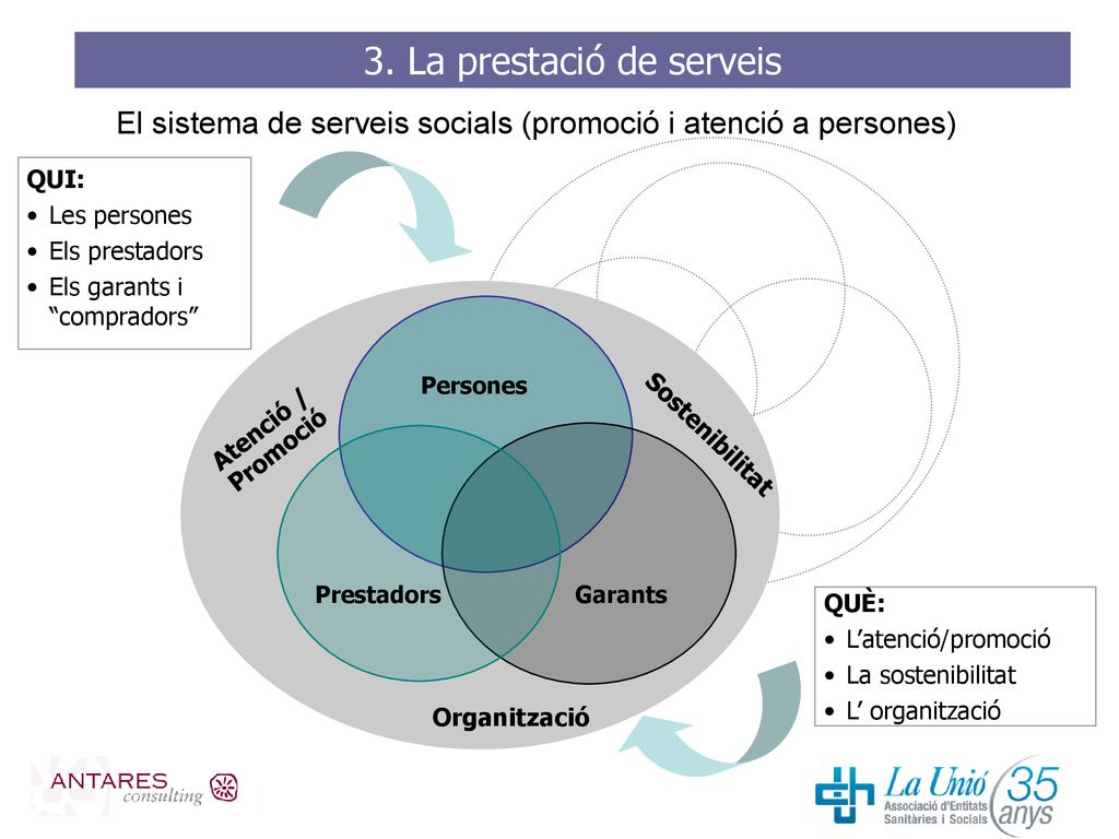 El sistema de serveis socials (promoció i atenció a persones)