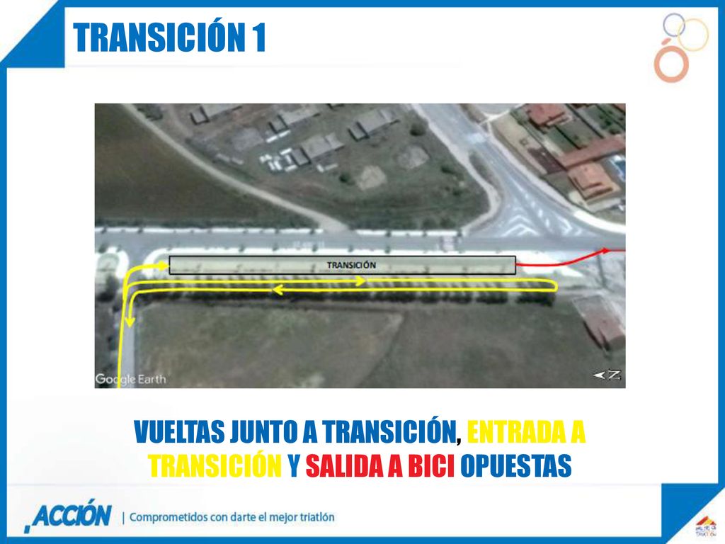 Transición 1 VUELTAS JUNTO A TRANSICIÓN, ENTRADA A TRANSICIÓN Y SALIDA A BICI OPUESTAS 13