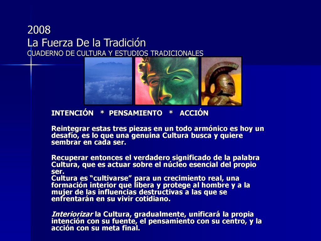 2008 La Fuerza De la Tradición CUADERNO DE CULTURA Y ESTUDIOS TRADICIONALES