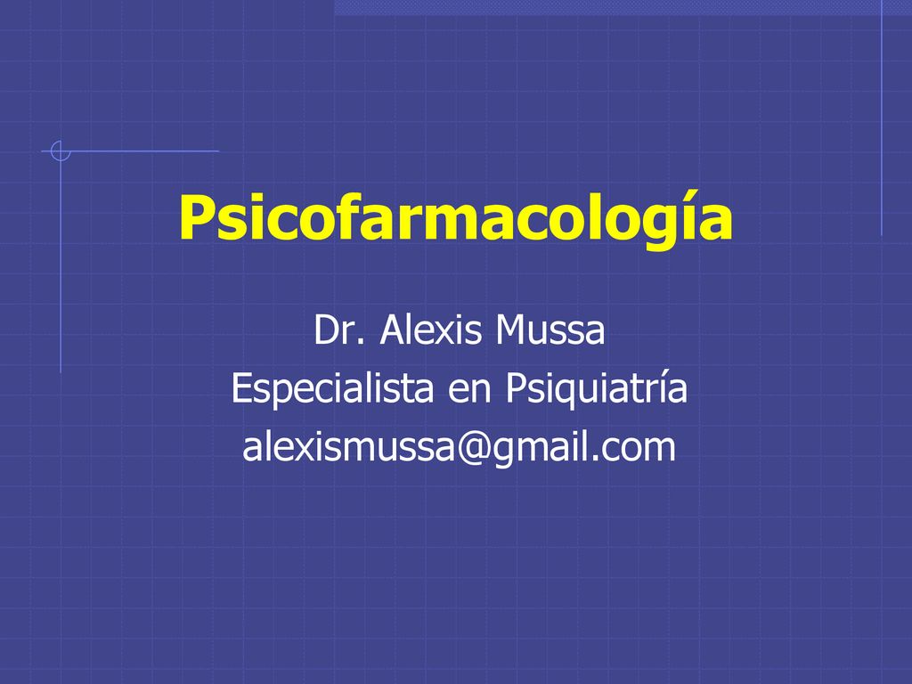 Dr. Alexis Mussa Especialista en Psiquiatría