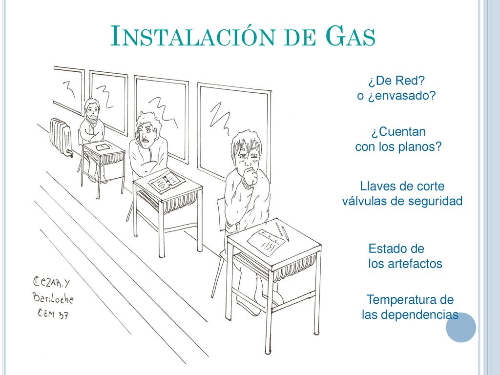 Instalación de Gas ¿De Red o ¿envasado ¿Cuentan con los planos