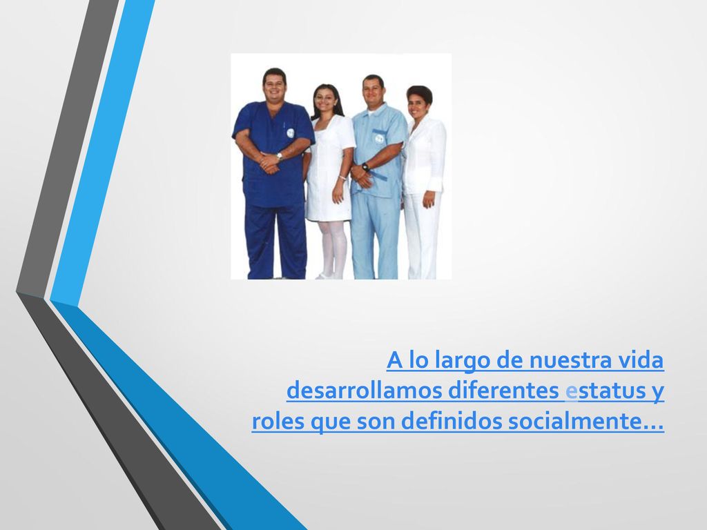 A lo largo de nuestra vida desarrollamos diferentes estatus y roles que son definidos socialmente…