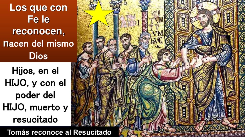 Hijos, en el HIJO, y con el poder del HIJO, muerto y resucitado