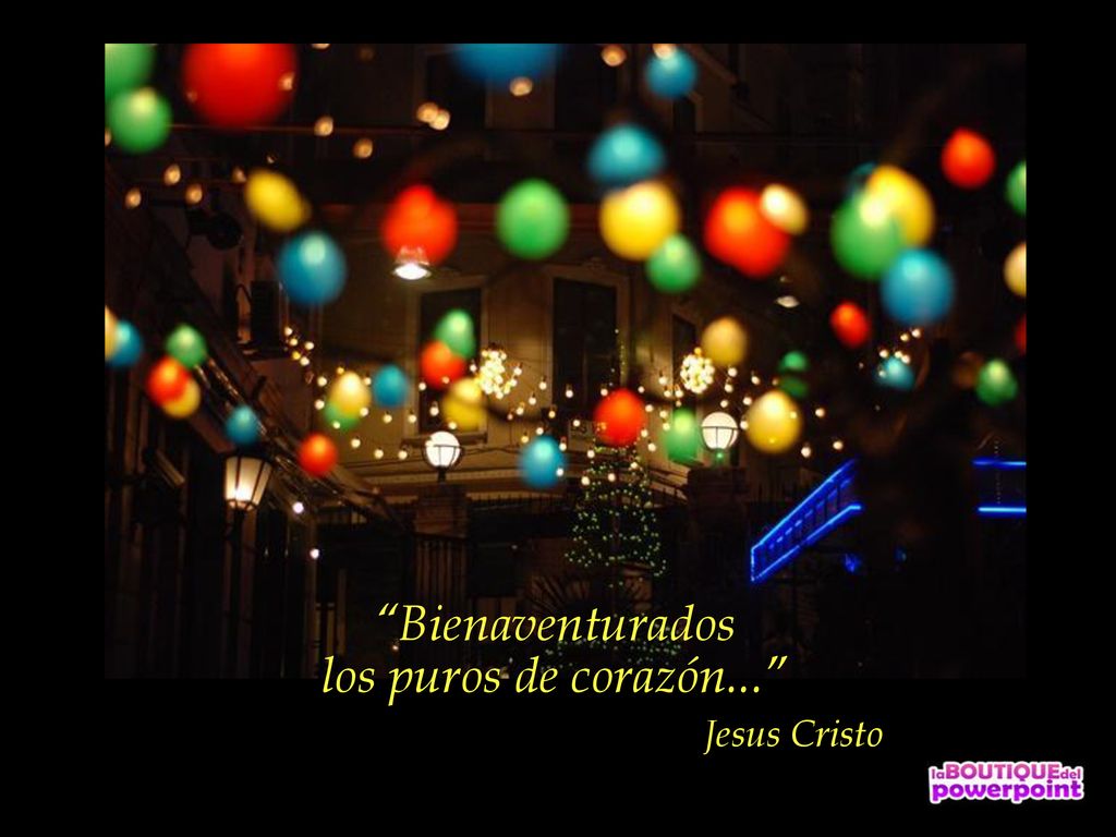 Bienaventurados los puros de corazón... Jesus Cristo