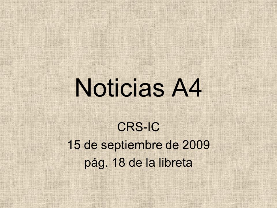 CRS-IC 15 de septiembre de 2009 pág. 18 de la libreta