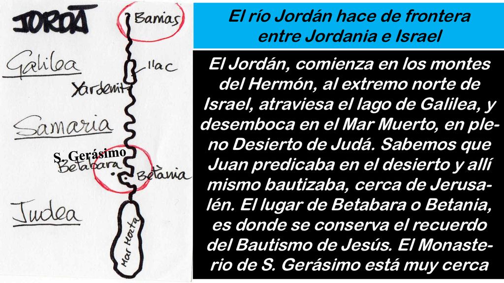 El río Jordán hace de frontera entre Jordania e Israel