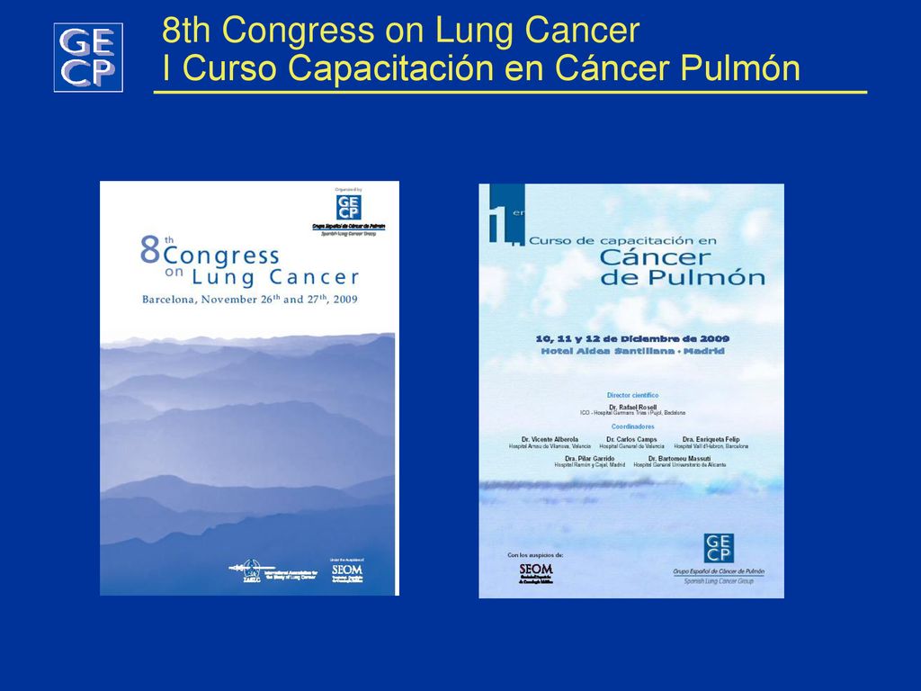8th Congress on Lung Cancer I Curso Capacitación en Cáncer Pulmón