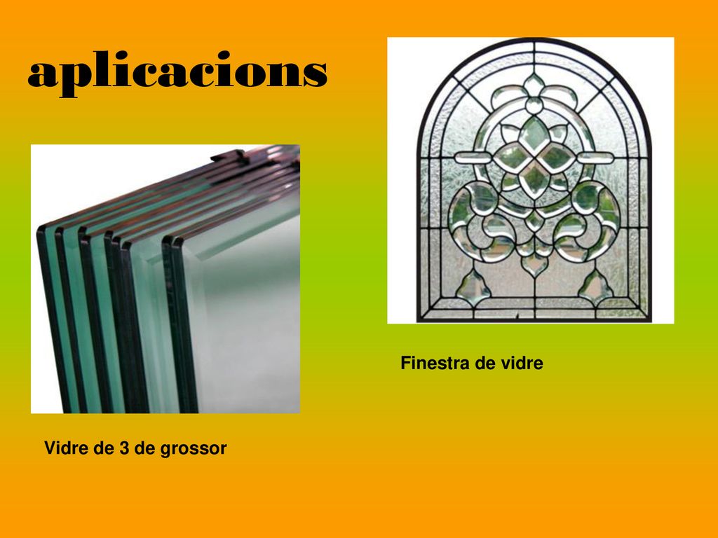 aplicacions Finestra de vidre Vidre de 3 de grossor