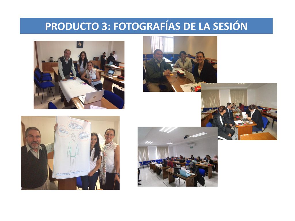 PRODUCTO 3: FOTOGRAFÍAS DE LA SESIÓN