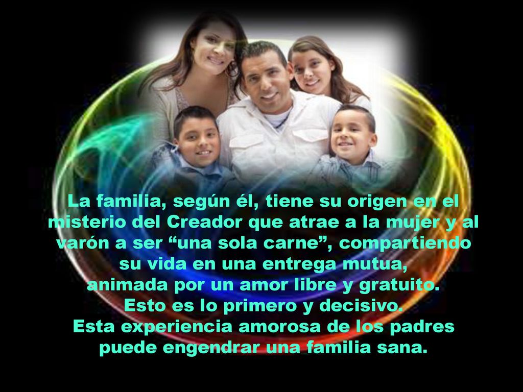 animada por un amor libre y gratuito. Esto es lo primero y decisivo.