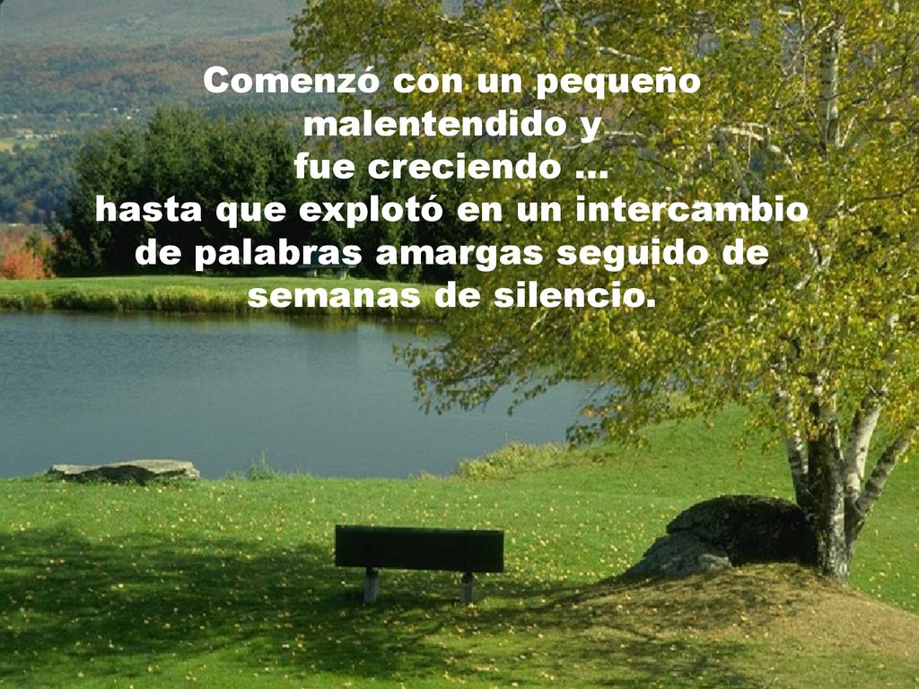 Comenzó con un pequeño malentendido y fue creciendo … hasta que explotó en un intercambio de palabras amargas seguido de semanas de silencio.