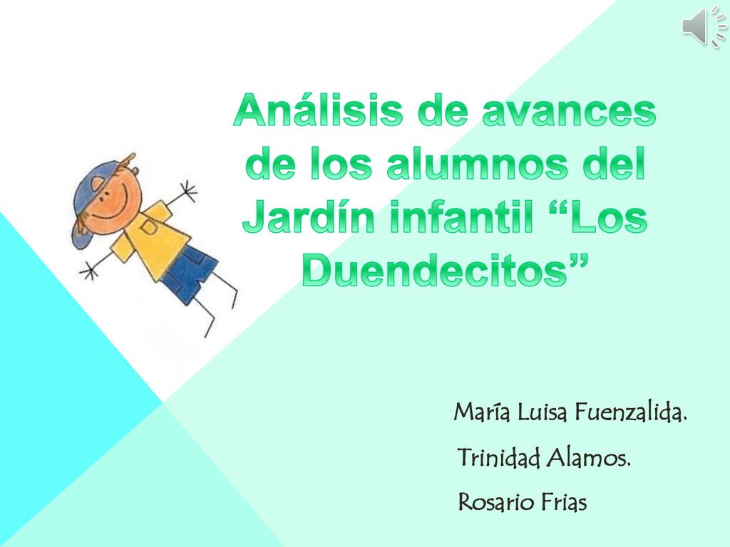 Análisis de avances de los alumnos del Jardín infantil Los Duendecitos