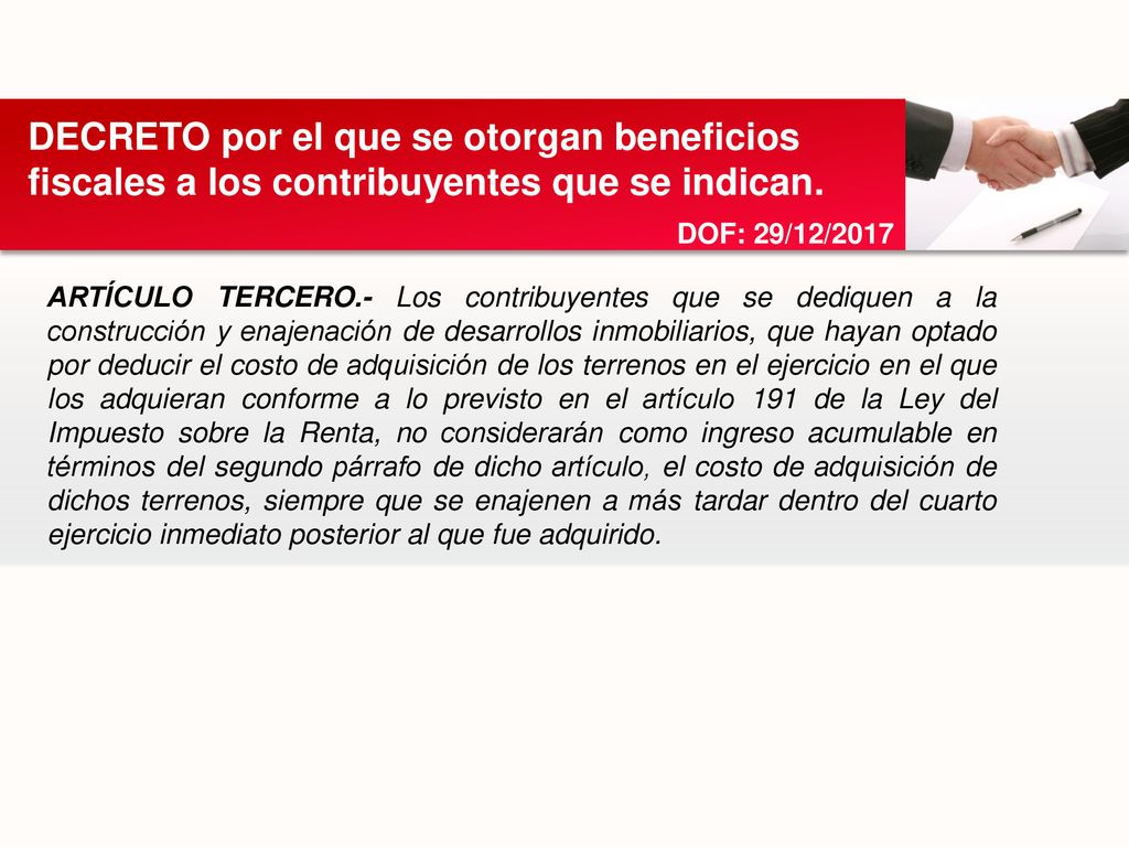 DECRETO por el que se otorgan beneficios fiscales a los contribuyentes que se indican.
