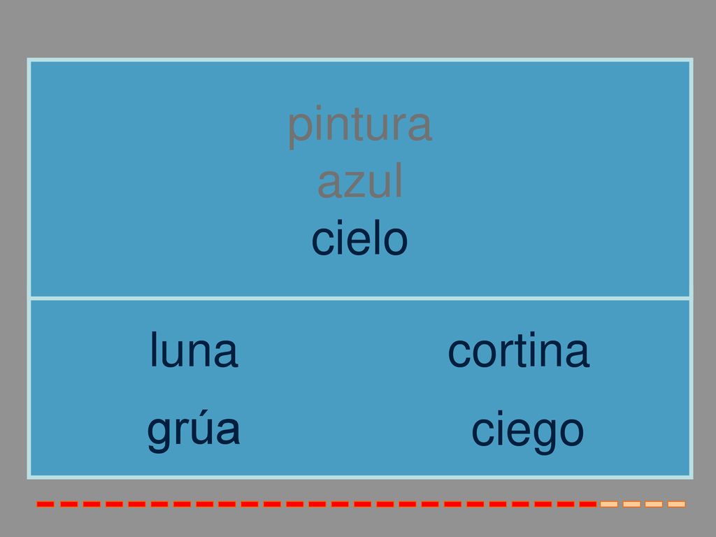 pintura azul cielo luna cortina grúa ciego