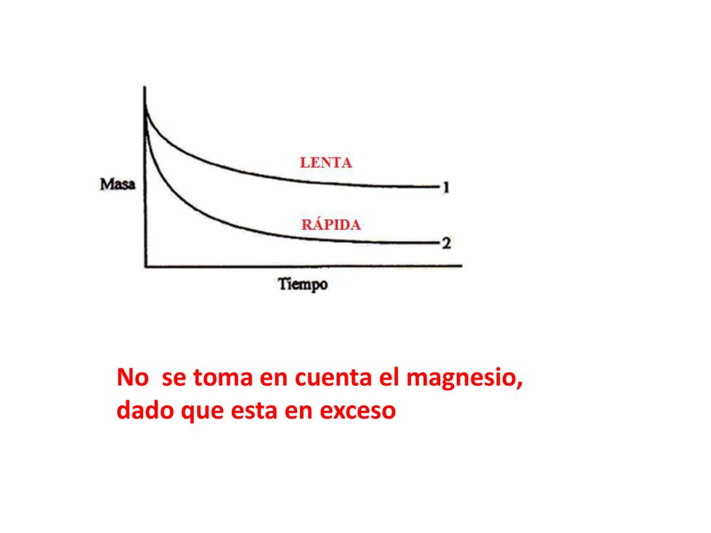 No se toma en cuenta el magnesio, dado que esta en exceso