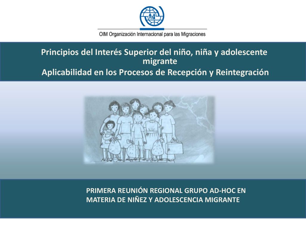 Principios del Interés Superior del niño, niña y adolescente migrante