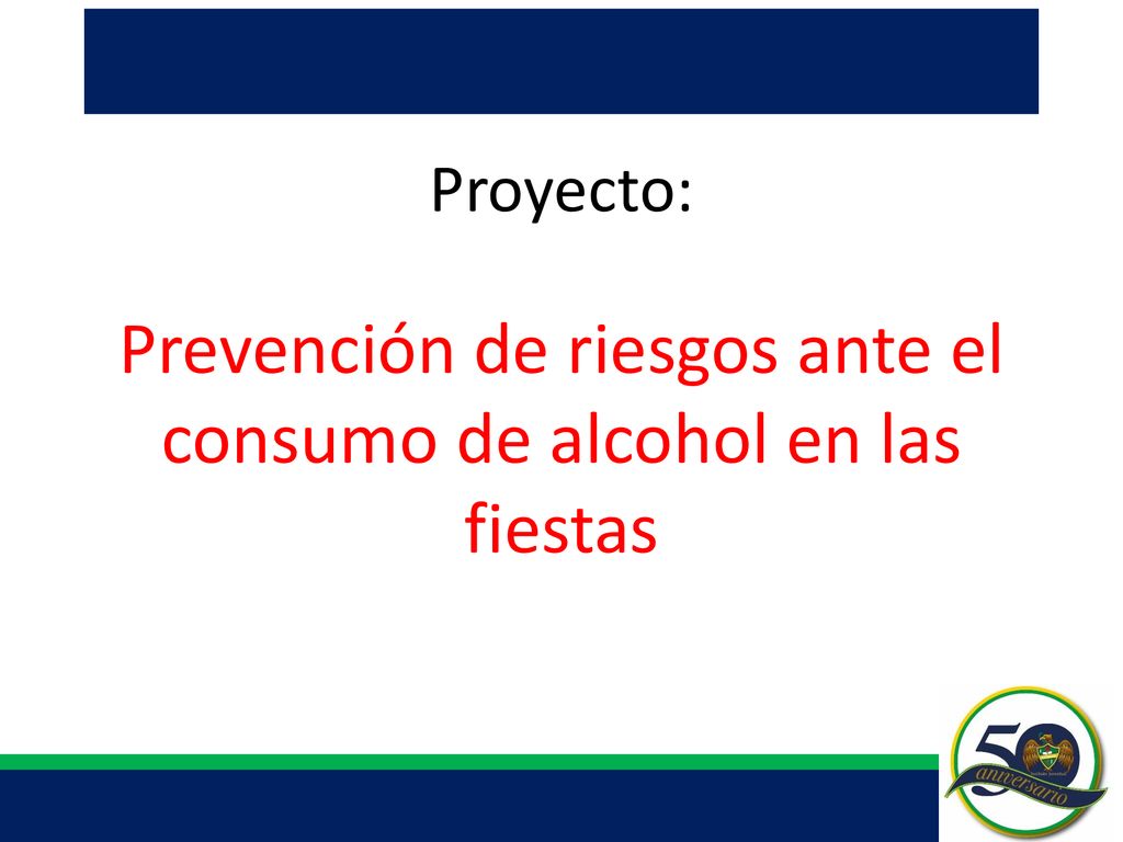 Prevención de riesgos ante el consumo de alcohol en las fiestas