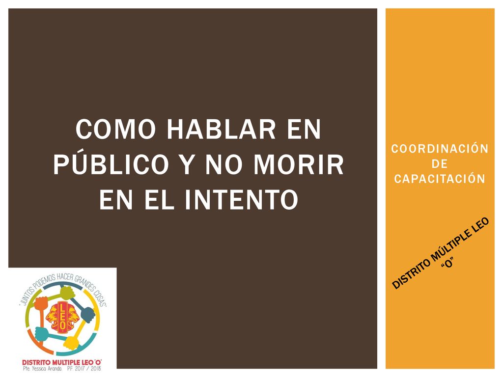 Como hablar en público y no morir en el intento