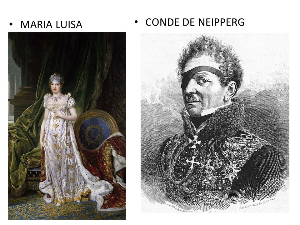 CONDE DE NEIPPERG MARIA LUISA