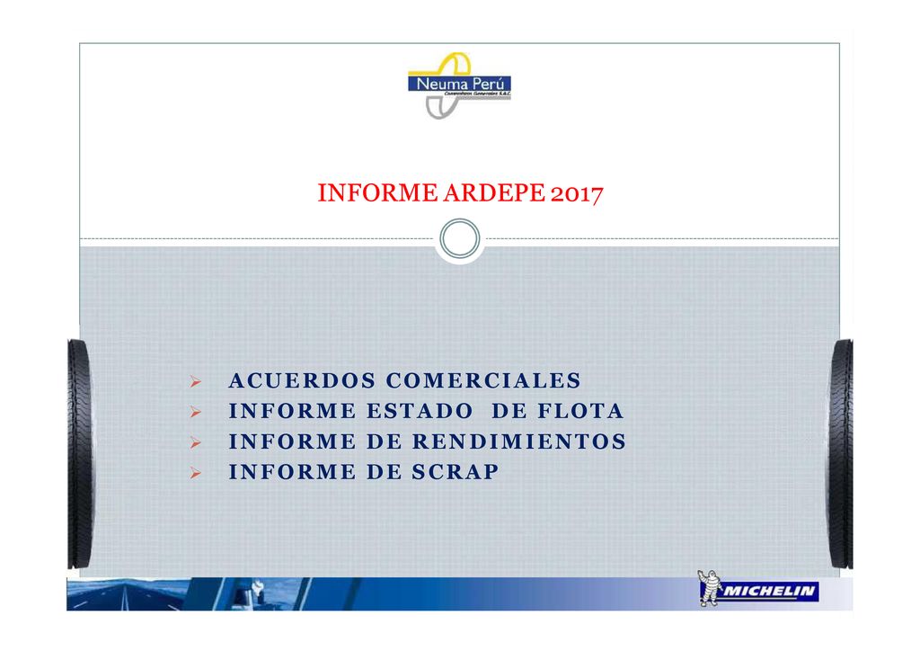 INFORME ARDEPE 2017 A C U E R D O S C O M E R C I A L E S