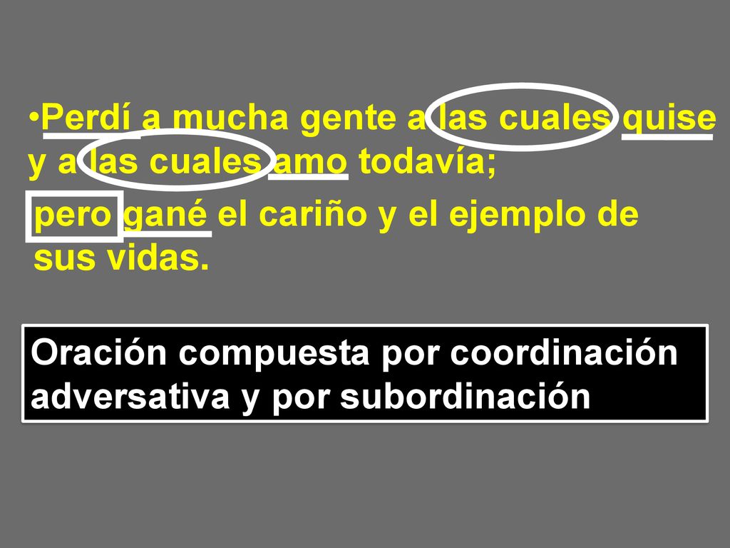 Perdí a mucha gente a las cuales quise y a las cuales amo todavía;