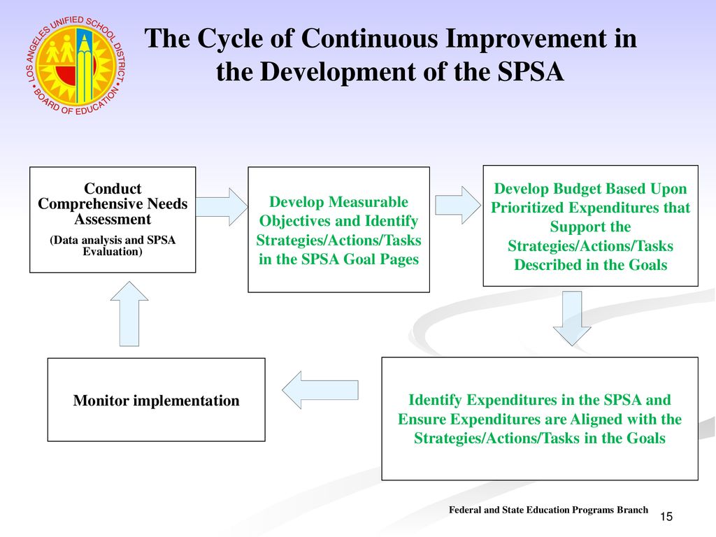 The Cycle of Continuous Improvement in the Development of the SPSA