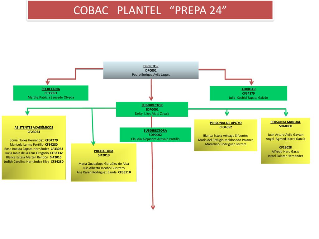 COBAC PLANTEL PREPA 24 DIRECTOR DP0001 Pedro Enrique Avila Jaquis
