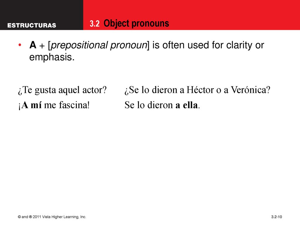 A + [prepositional pronoun] is often used for clarity or emphasis.