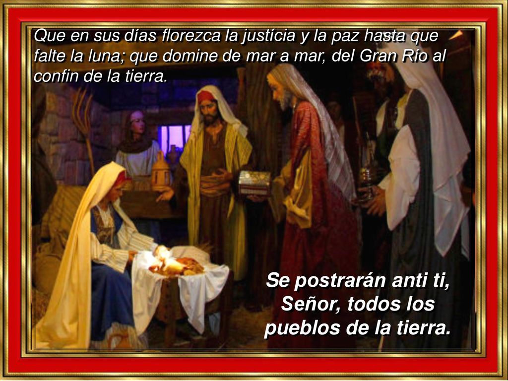 Se postrarán anti ti, Señor, todos los pueblos de la tierra.