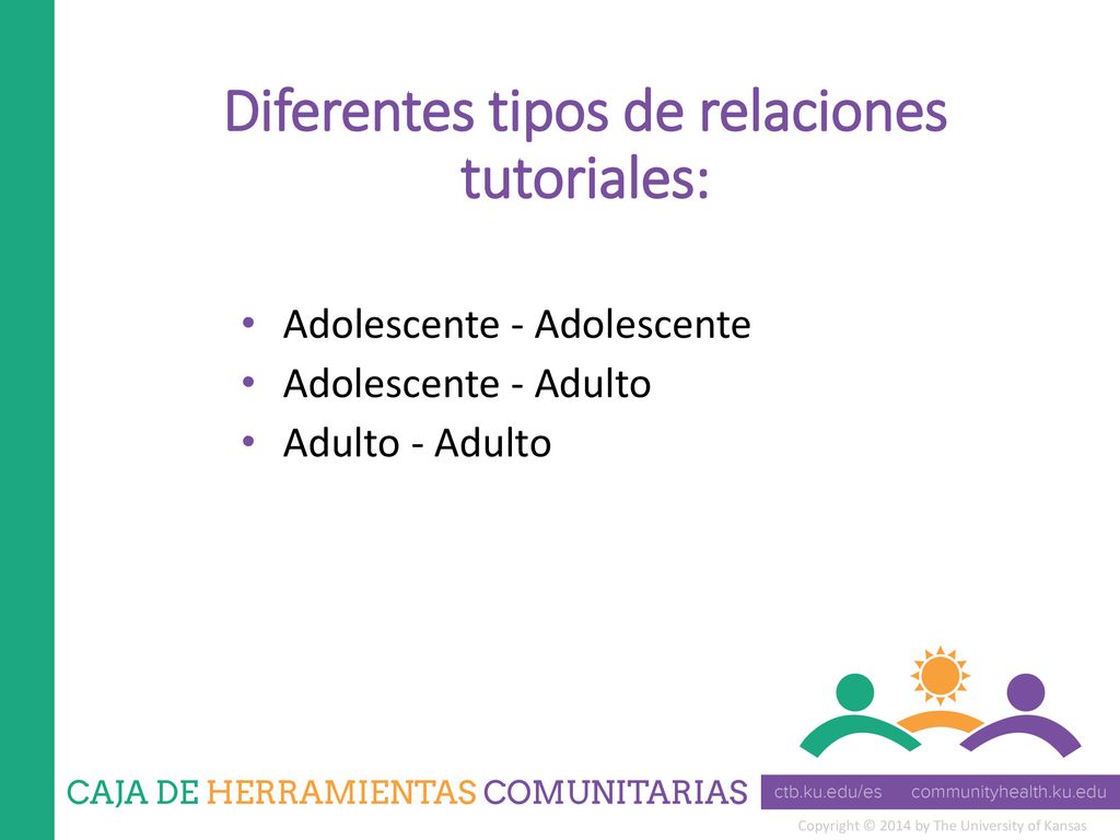 Diferentes tipos de relaciones tutoriales:
