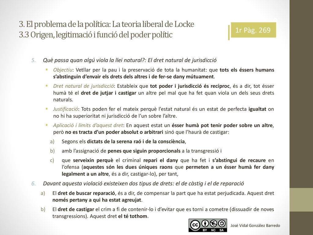 3. El problema de la política: La teoria liberal de Locke 3