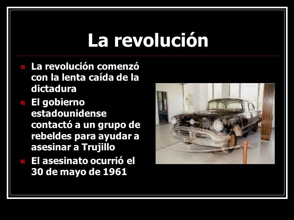 La revolución La revolución comenzó con la lenta caída de la dictadura