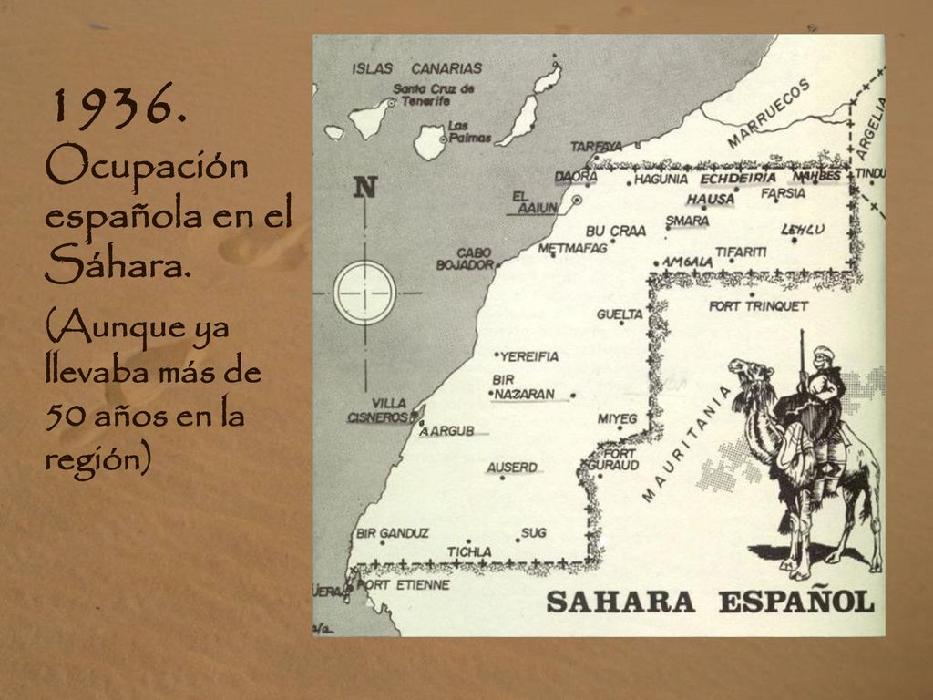 (Aunque ya llevaba más de 50 años en la región)