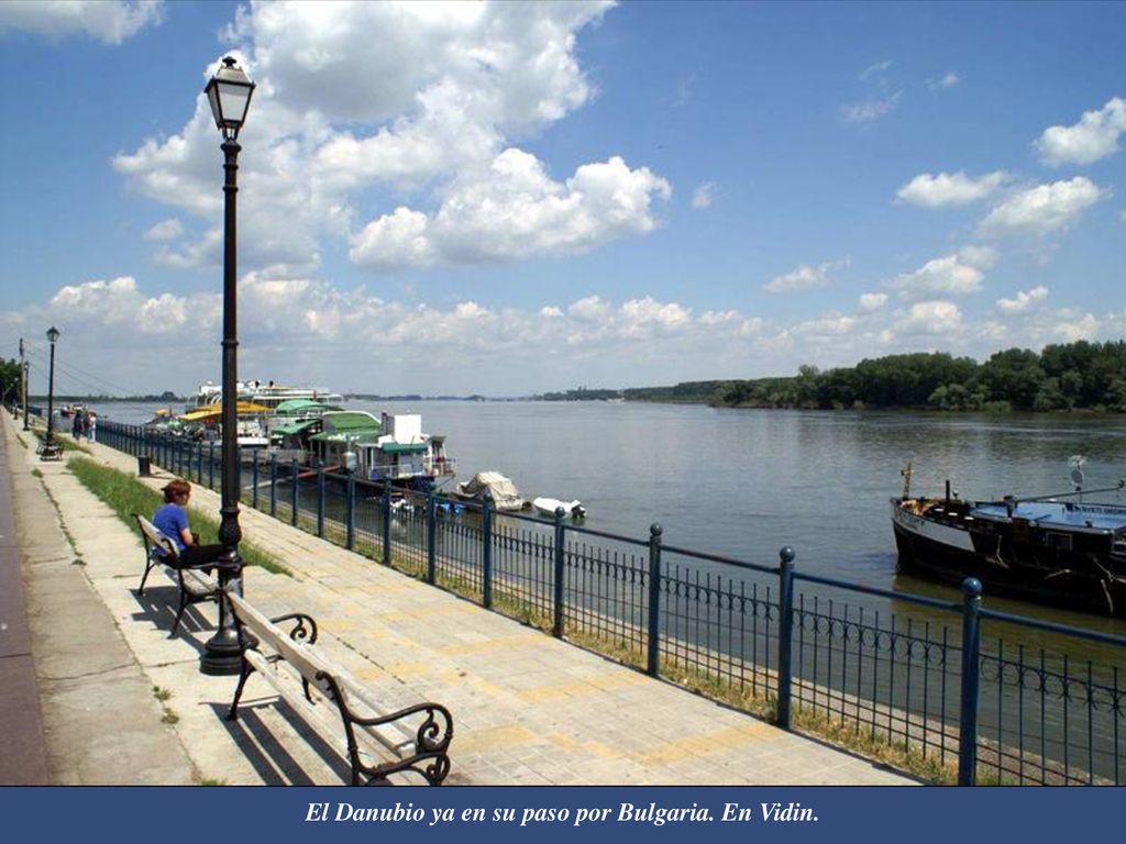 El Danubio ya en su paso por Bulgaria. En Vidin.